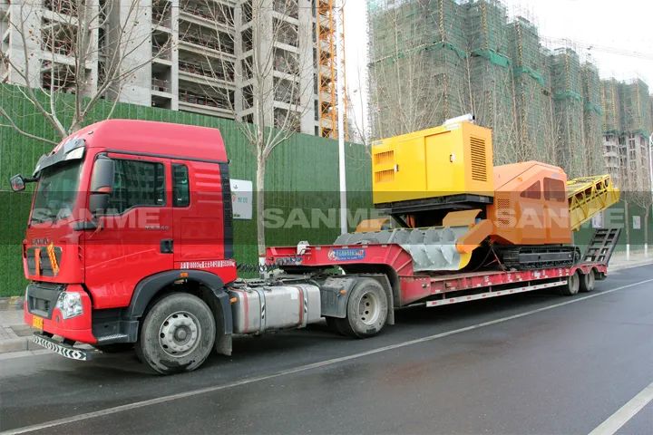 顛覆傳統(tǒng)裝車(chē)方式，山美履帶式取料機(jī)助您實(shí)現(xiàn)降本增效、節(jié)能減排！